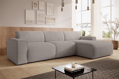 AXLIVING Couch Sofa L Form Didim mini Beige 310 cm breit, stilvoll R