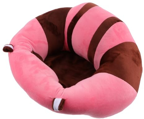 SWOOMEY Sitzsitz Sofa Unterstützung Plüsch für Durchmesser Rosa und Braun für Schlafzimmer Wohnzimmer und Spielzimmer