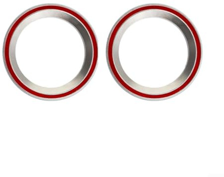 2PCS Bike Headset Bearings 40x52x8mm Tapered Ball Bearings with Rubber Seals for Road & Mountain Bikes