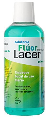 LACER Junior, Flúor Diario Sabor Menta Colutorio 500 ml