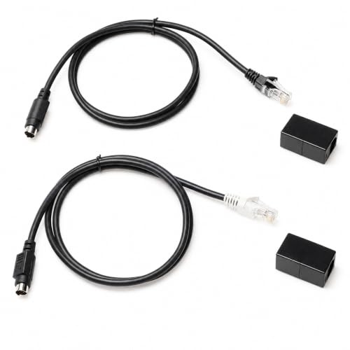 Wirenest 6ft VISCA Extendable Daisy Chain Camera Control Cable for Sony EVI/BRC/SRG Series RS232