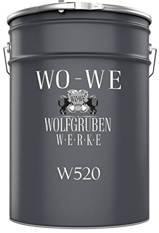 WO-WE Nano Fassadenfarbe W520 Wandfarbe für Außen Mauer Fassade Silbergrau - 10L