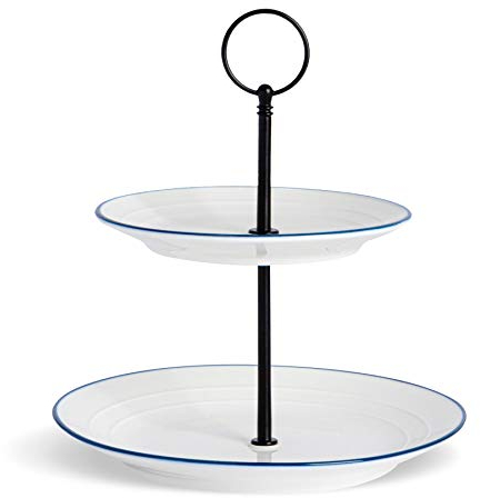 Nicola Spring Weißer Bauernhauskuchenstand - 21cm