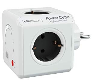 Allocacoc Répéteur Wi-FI Multifonction Connectez-Le au Port LAN et utilisez-Le comme multiprise Original