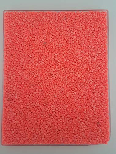 Deko-JunKies Dekosand Bastelsand Quarzsand neon (Orange L)