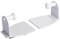 EHOMEA2Z Magnetic Paper Towel Holder Heavy Duty Steel Refrigerator Kitchen Fridge Bar Grill BBQ RV (White, 1)