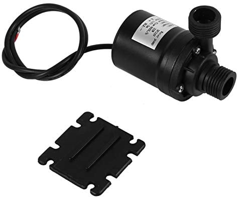 Brunnenpumpe DC 24V Heißwasser-Umwälzpumpe Solarenergie Bürstenloses Motoraquarium Tauchboot 800L / Teich Wasserfall Brunnen Wasser im Freien Garten Statuary Hydroponics