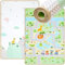 Mamabrum Tappetino da Gioco per Bambini 120 x 180 cm, Ecologico e Atossico, Schiuma Ispessita Impermeabile, Antiscivolo, Portatile, Design Foresta e Città