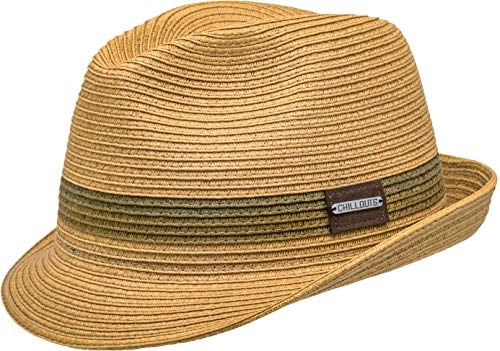CHILLOUTS Herren Fort Myers Panama Hut, 83 Brown/Olive, XL EU