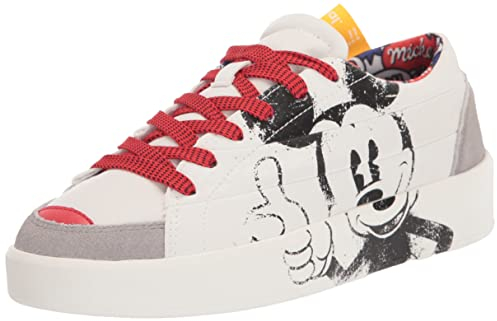 Desigual Damen Shoes_Fancy_Mickey Sneaker, White, 39 EU
