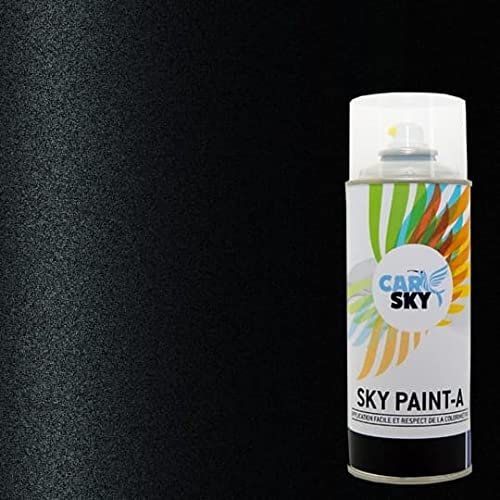 CARSKY Bombe peinture carrosserie compatible avec Renault NOIR ETOILE NACRE GNE et vernis brillant -> 2 aérosols 400ml