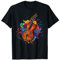 Cellist Klassische Musik Cellospieler Farbenfrohes Cello T-Shirt