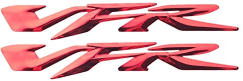 Moto 3D Per HONDA VFR 400 800 1200 Adesivi Rilievo Del Carro Armato Decorato Decalcomanie Sticker Caso VFR (Color : Red)