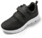 JOMIX Zapatillas Hombre Malla sin Cordones de Verano Zapatillas Depotivas Sneakers Ligeras Transpirables Running Gimnasio Correr, Negro Blanco, 43 EU