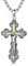 enjoylifecreative Sterling Silber Kruzifix Kreuz Halskette für Männer Frauen, 18 Karat vergoldet Kreuz Jesus Anhänger Halskette Jesus Geschenk für Thanksgiving Weihnachten