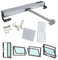 Apri e Chiudi Finestra Eelettrico 24V Apri Finestra a Catena Automatico con Interruttore e Telecomando, Corsa 300-1000mm, Max 400N, IP32 Impermeabile, Sistema Controllo Finestra (Colore : 24V Motor+R