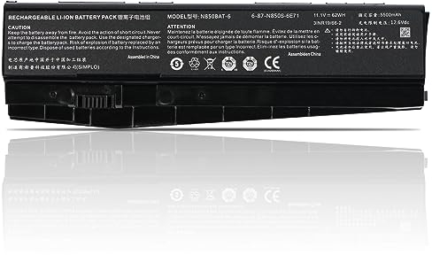 62Wh N850BAT-6 Laptop Akku für Clevo N850 N870HK1 N870HJ1 N870HJ N850HJ N850HJ1 N850HN N850HK N850HK1 N870HC N850EK1 N850EL N850EZ N850HP6 N855HJ N857HK N857HK1 N871EJ1 6-87-N850S-4U41 6-87-N850S-6E71