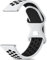 Vancle Bracelet montre 22mm 20mm Hommes Femmes, Nouveau bracelet en silicone étanche 22mm 20mm Accessoires Smartwatch Deux couleurs Bracelets respirants pour hommes Femmes