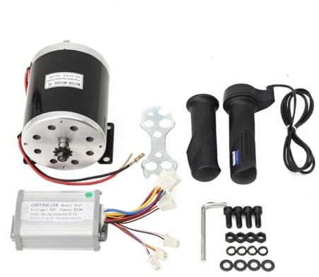 YILIKISS 36V Bürstenmotor Elektromotor Brush Motor, DC 800W 2750 U/min Elektrobürstenmotor E-Bike Conversion Kit für Gokart E-Bike Mit Controller