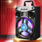 Portable Wireless Bluetooth Speakers with Double Subwoofer Bass,Bluetooth 5.0 Wireless Bluetooth Speaker with FM Radio Small Stereo Sound System for Home Outdoor Party Beach Music Play (B)