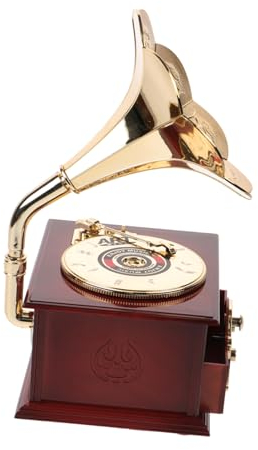 ORFOFE Retro Musikbox Mit Handkurbel Nostalgische Spieluhr Für Tischdekoration Zu Weihnachten Geburtstagsgeschenk Oder Valentinstag Hochwertiges Design Für Zuhause Und Büro