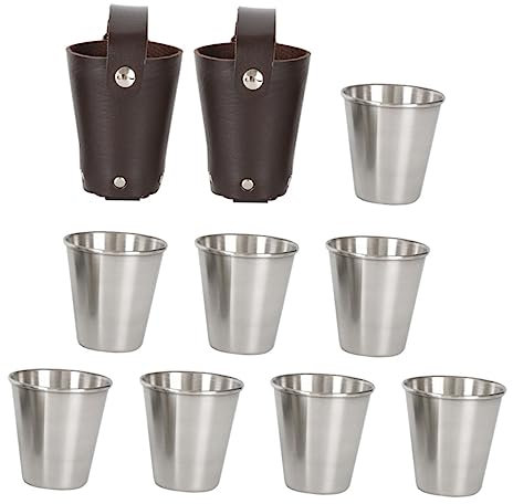 Mikinona 1 Satz Weinglas Aus Weingläser Im Freien Vintage Trinkgläser Trinkbecher Aus Stahl Tassen Camping-bierbecher Objektiv-kaffeetasse Camping-kaffeetassen Vpe