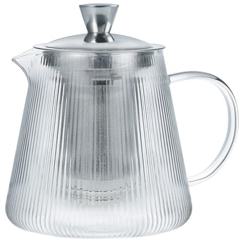Cristel - Darjeeling Théière en verre boroscilicate filtre inox dévissable 1,2 L - CRISTEL
