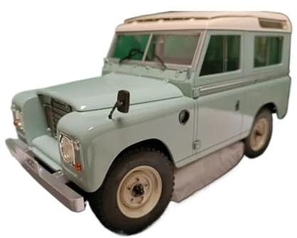 YRXIAO Modellbausatz Auto Maßstab 1/18 Für Land Rover 88 SIII 1978 Harzmodellauto Klassisches Souvenir Für Erwachsene Statische Anzeige Sammlung Für Wohndekorationen