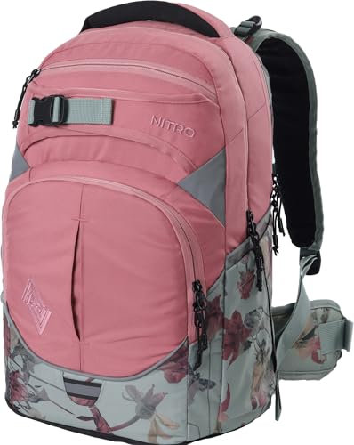 Nitro Superhero Schulrucksack, Rucksack, abnehmbarer Hüftgurt, robuste Bodenplatte, Thermotasche