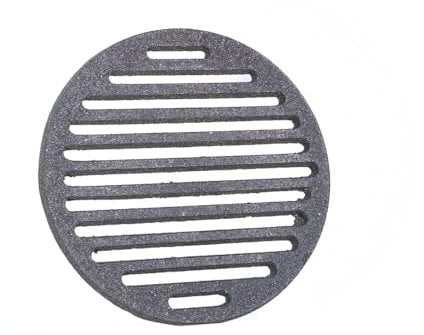 Gussrost Ø 13,5 cm (5,3) – Ofenrost, Rundrost, Ascherost, Kaminrost für Kaminofen, Grillrost, Kohlenstoffgitter, Ersatzteile & Zubehör für Öfen und Kamine, Tafelrost, Gitterroste, Ofengitte
