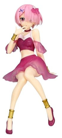 Furyu Re:Zero Starting Life in Another World Noodle Stopper PVC Statue Ram Twinkle Party Another Color Ver. 14 cm