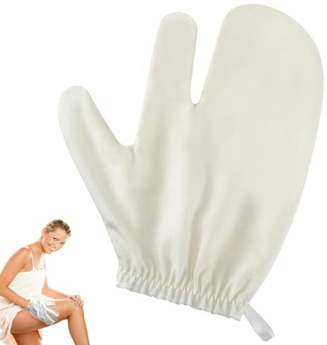 Garshana Gloves Raw Silk Massage Gloves, Garshana Handschuhe Rohseiden-Massagehandschuhe, Seidenhandschuhe aus Rohseide, Garshana-Handschuhe aus Rohseide für Peeling (1PC)
