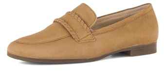 Gabor Damen Slipper, Frauen Slipper, Mokassins,elastisch,gepolstert,polsterung,pink,Wide-fit,h-Weite,Leder-Sohle,Cherry,Sattel,42.5 EU / 8.5 UK