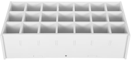 FOMIYES Farbaufbewahrungsregal mit 21 Fächern Pigmentflaschen Organizer für Zuhause und Atelier Leichtes Aufbewahrungsregal für Bastelfarben und Farbtuben
