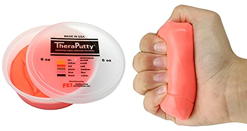 CanDo Antimikrobielle CanDo TheraPutty-Knetmasse - 170 g - rot (leicht)