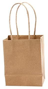 Creativ Company 23371 braun Papiertüte Papier-Staubsaugerbeutel (braun, 170 mm, 120 mm, 70 mm, 125 g)