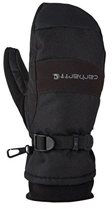 Carhartt Men's Wp Waterproof Insulated Mitt Cold Weather Gloves, Black, L UK