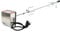 BBQ-TORO Set per spiedini, 120 cm, Incluso Motore in Acciaio Inox, 220V - 240V, Incluso 2 Ganci per Carne, spiedo in Metallo Cromato, Set spiedo, girarrosto Elettrico