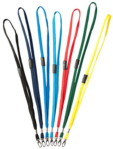 MACEMARO TRADING SCHLÜSSELBAND Lanyard mit Karabinerhaken (Schwarz)