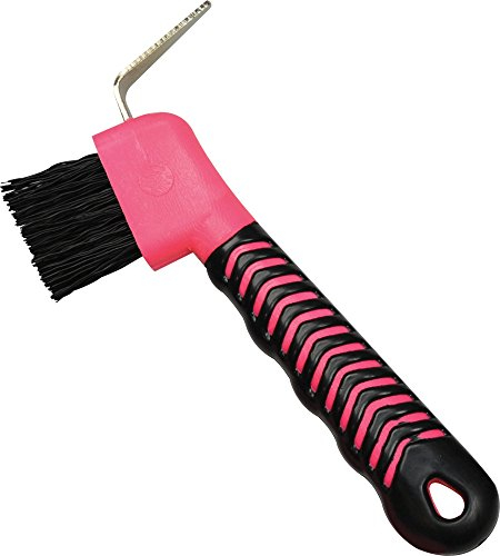 „Soft Hand Hufkratzer, fuchsia, PVC schwarz