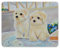 Tappetino per mouse da gioco, Tappetino per mouse da gioco Mouse Pad White Puppy per computer