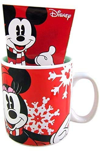 Hot Cocoa Gift Sets with Oversized Mickey Mouse Coffee Mug and Chocolate Mix, 28 oz