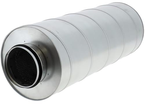 Weedness Vents Schalldämpfer 160 mm / 60 cm - Rohrlüfter Abluftschlauch Isoliert Grow Indoor Anbau Klimagerät Klimaanlage Adapter Rohrventilator Schallgedämmt Lüfter