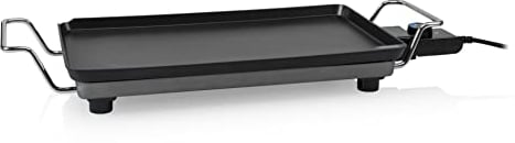 Princess 102300 Table Chef Pro Classic, Plancha de aluminio fundido, superficie de 46 x 26 cm, 2000 W, revestimiento antiadherente de doble capa, asas frías al tacto, termostato regulable