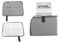 Viva Thermo Sitzkissen Outdoor Faltbar, Spielplatz Matte, Sitzunterlage Outdoor Kinder Sitzmatte, Wander Jagd Zubehör Garten Stadion Hunting Camping, 38 x 28 cm, Grau
