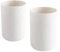 wongwongcat Badezimmer-Becher, unzerbrechlich, spülmaschinenfest, 300 ml, 2 Stück (weiß und weiß)