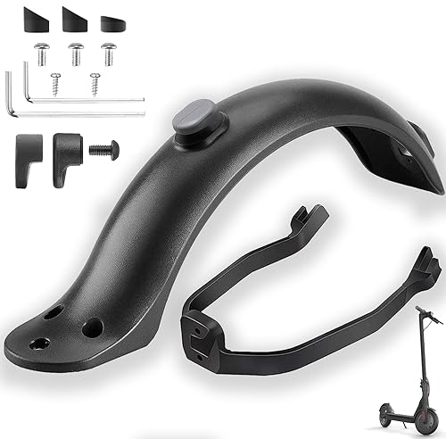 NECBAOA Parafango Monopattino Elettrico, per Xiaomi M365/Pro, Staffa Parafango Posteriore per Xiaomi M365/M365 PRO Accessorio di Ricambio con Attrezzo