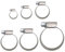 HMH Schlauchschellen aus Edelstahl Schlauchschelle W2 Schlauchklemme mit Bandbreite 9mm Schelle verschiedene Größen Schlauchklemmen Rohrklemme (2, 20-32mm)