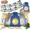 KESSER® Adventskalender zum Befüllen 24 Jutebeutel 16 x 12 cm Gedruckte Stoffbeutel Kinder Weihnachtskalender zum Selber Befüllen Inkl.. 24x Schildchen + 1 Großer Aufbewahrungsbeutel Stoff