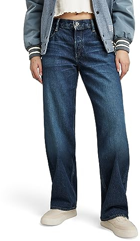 G-STAR Femme Jean Judee Loose Low Waist, Bleu (worn in himalayan blue D22889-D317-G122), 28W / 32L